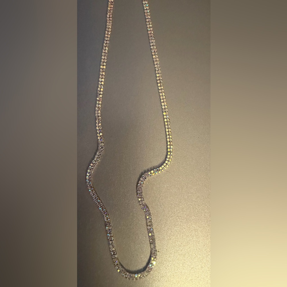 Eyeglasses Iridescent Rhinestone Chain - Picture 4 of 4